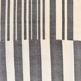 Castor Black and White Broken Stripe Caftan