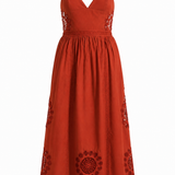 Sample - Picante Lace Poplin Myrtle Dress