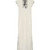 Luna Folk Embroidery Silk Caftan