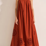 Sample - Picante Lace Poplin Nisus Dress