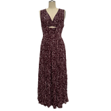 Sample - Printed Stripe Lurex Marsyas Dress