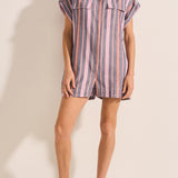 Sestus Sifnos Stripe Playsuit