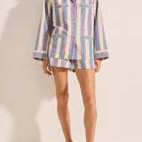 Thalia Mykonos Stripe Shirt