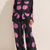 Thalia Kusama Dot Silk Shirt