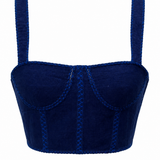 Sample - Blue Crop Top