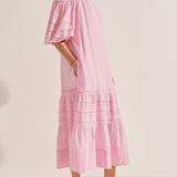 Sample - Achlys Lilac Lurex Dobby Voile Dress