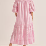 Sample - Achlys Lilac Lurex Dobby Voile Dress