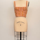 Sample - Camel Stripe Odysseus Tank Top