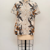 Sample - Cream Batik Print Cybele Shirt