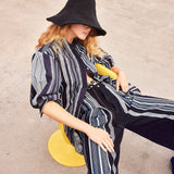Sample - Plutus Delos Stripe Shirtdress