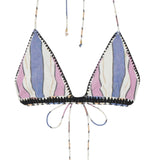 Gelos Naxos Stripe Bikini Top