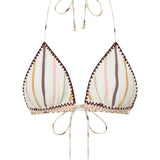 Gelos Casablanca Stripe Bikini Top