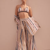 Gelos Naxos Stripe Bikini Top