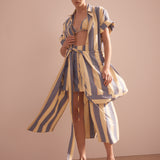 Sample - Hypnos Xania Stripe Shirtdress