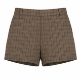 Sample - Green Handloom Mini Shorts