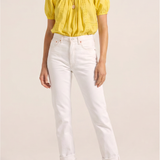 Citrus Puff Sleeve Maia Top
