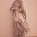 Pollux Naxos Stripe Maxi Caftan Dress