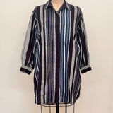 Sample - Printed Delos Stripe Shirtdress