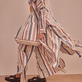 Pollux Naxos Stripe Maxi Caftan Dress