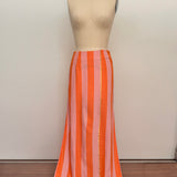 Sample - Xora Stripe Maxi Skirt