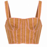 Sample - Camel Stripe Odysseus Tank Top