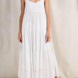 Artemis White Cotton Sundress