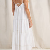 Artemis White Cotton Sundress