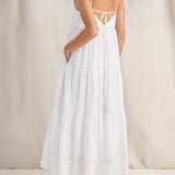 Artemis White Cotton Sundress