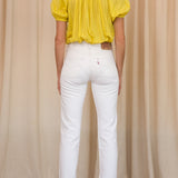 Citrus Puff Sleeve Maia Top