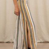 Hades High Waisted Pants- Fez Stripe