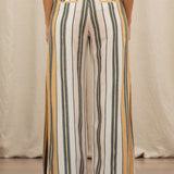 Hades High Waisted Pants- Fez Stripe